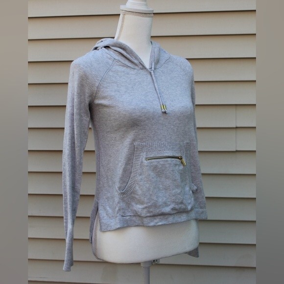 Juicy Couture Gray Light Weight Sweater Hoodie - Picture 2 of 10